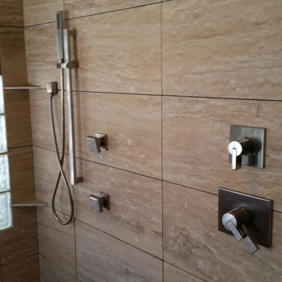 Shower fixture installation for Water Heater Replacement in Anderson